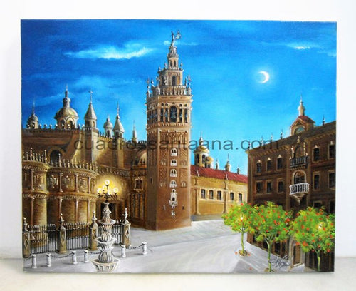 Lienzo de la giralda de Sevilla  nº3