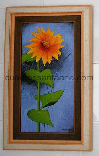 Pareja de cuadros de girasoles