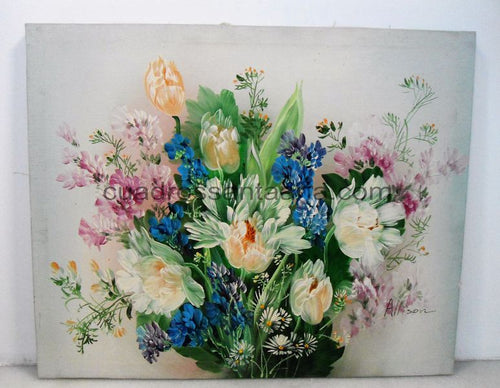 Lienzo de flores nº6